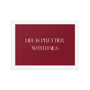 Poster en Papier Mat Encadré